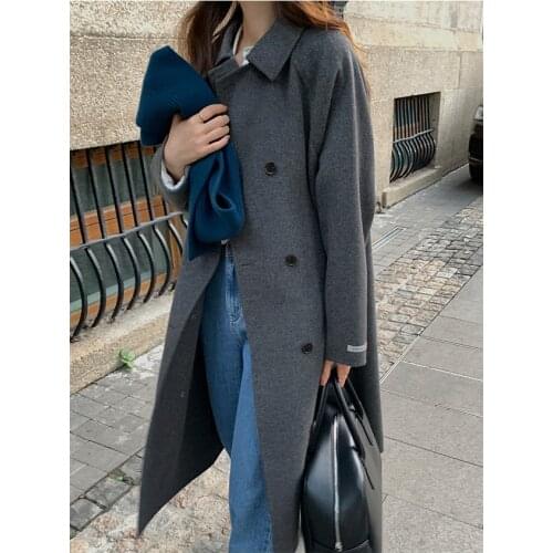 Женские кашемировые пальто OIBEE China At AliExpress