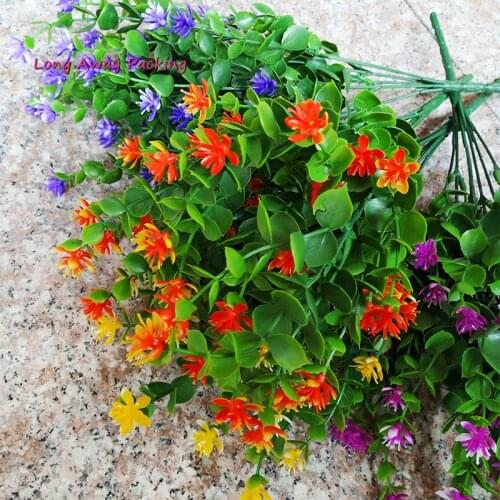 Plastic Artificial Eucalyptus Pineal Flower Wedding Decoration DIY Home Decoration Craft Bonsai Artificial Flowers