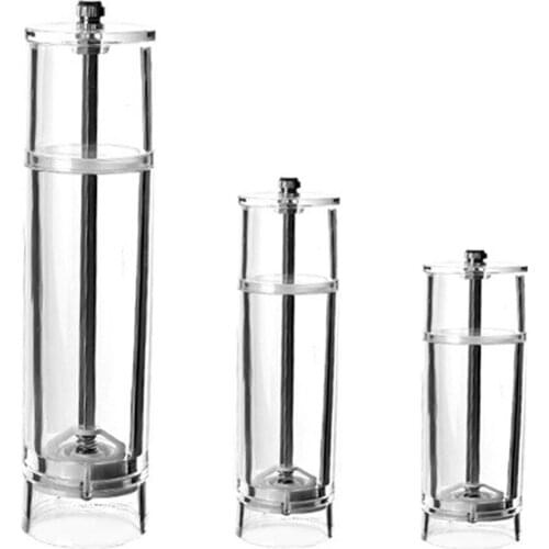 Transparent Pepper And Salt Grinder Manual Mill with Adjustable Coarseness Kitchen Gadgets Spice Bottles Glass