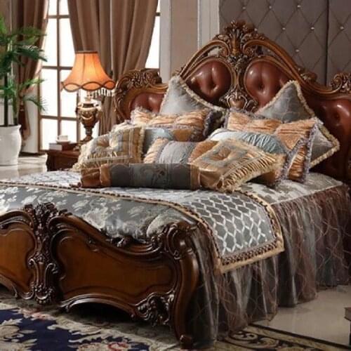 13Pcs Luxury French Bed Linen Cotton Bed Cover Quilt Blanket For Bedroom Duvet Cover Set Cushion Cover Home Decor