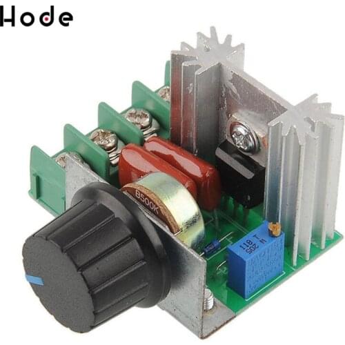 1pcs AC 220V 2000W SCR Voltage Regulator Dimming Dimmers Speed Controller Thermostat