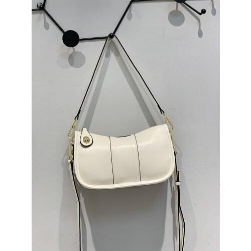 The First Layer Cowhide Handbags 2021 New Fashion Dumpling Bag Trend One Shoulder Messenger Bag Natural Fall Leather Bag