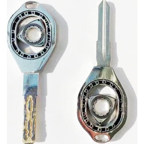 Spare keys For Ma zda RX-7 FD3S JDM FC3S Rotary Engine Remote Key Blank Mechanical key blade