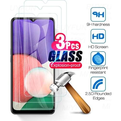 3pcs tempered glass screen protectors case cover for samsung galaxy a 22 32 52 72 a12 a22 a32 a42 a52 a72 2021 4g 5g phone coque