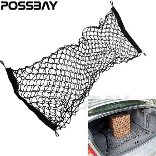 3 Style Universal Automobiles Car Trunk Net Bag Nylon Seat Back Trunk Rear Cargo Trunk Storage Organizer Luggage Net Holder