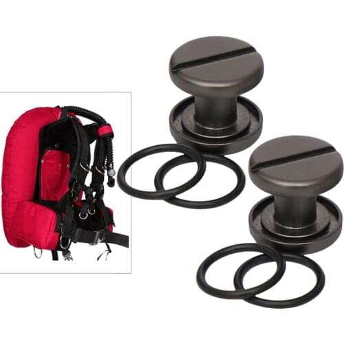 4x Standard Scuba Diving BCD Backplate Assembly Book Screws Mounting Kit