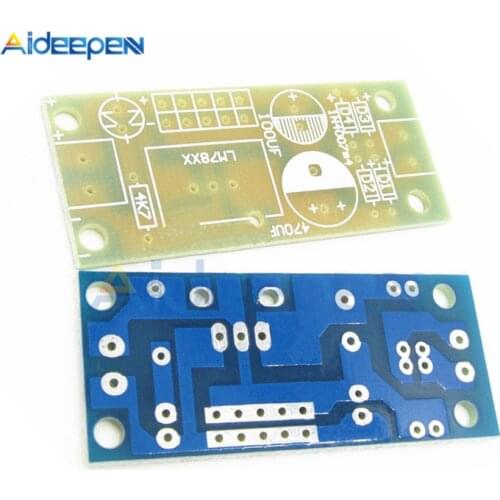 5Pcs/lot LM78XX LM7805 LM7812 L78XX Fixed Regulator PCB Board Voltage Regulator Board FAST DISPATCH