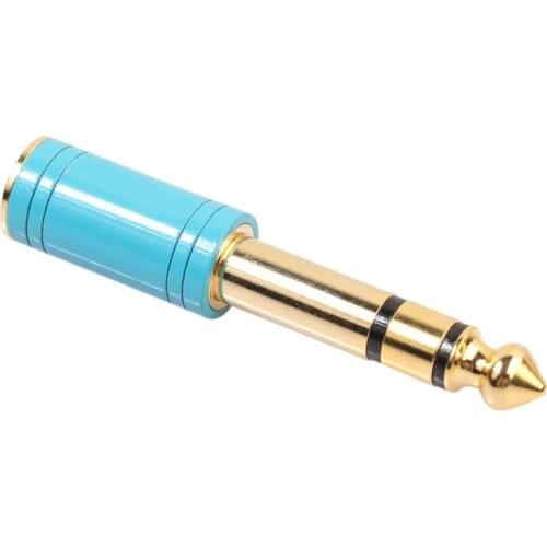 6.5mm 6.35mm 1/4inch Male to 3.5mm 1/8inch Female Jack Stereo Headphone AUX Cable Audio Adapter Plug For Guitar Plug Amplifier