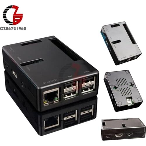 ABS V2 Case Enclosure to All Ports Protection Box For Raspberry Pi 2 Model B Black
