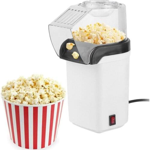 Hot Air Automatic Popper Air Popcorn Machine Fast Popcorn Popper Snacks Gift For Kids Children Kitchen Tools