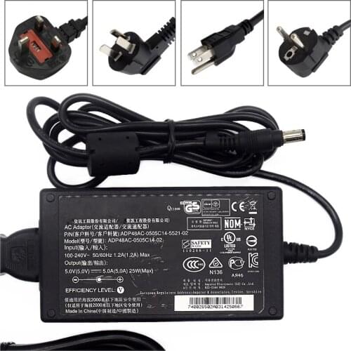 AC Adapter Power Supply for Amperor ADP48AC ADP48AC-0505C14-5525-02 ADP48AC-0505C14-02 - Used