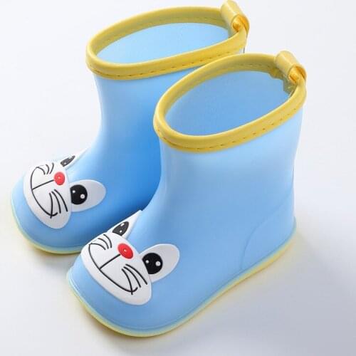Childrens Rain Boots Boys Non-slip Cute Baby Waterproof Outdoors Boys Rainboots Girls Water Shoes Four Seasons Child Rain Boots