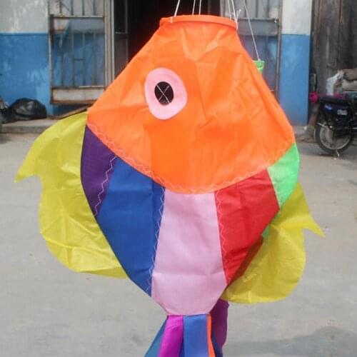 Kids Children Cute Carp Fish Kite Windsock Direction Flag Outdoor Flying Game Accessory Kite Windsock