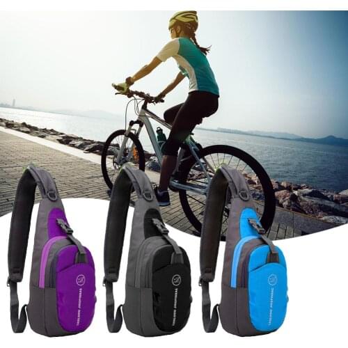 Travel Backpack Package Chest Bag for Women Men Shoulder Rucksack Cycling Sports Bag Waterproof Nylon Chest Bag Men Women