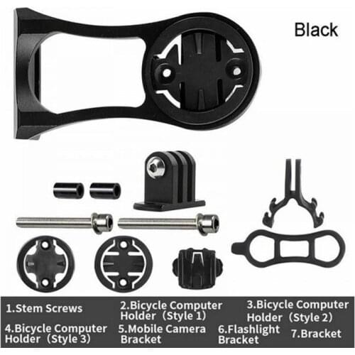 Mountain Bicycle Computer Mount Holder Out Front Bike Stem Cycling Extension Support Holder For Garmin/Bryton/Cateye/GoPro Light