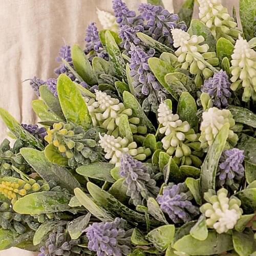 Artificial Plant Eco-friendly Vivid Faux Silk Flower Outdoor UV Resistant Fake Flower Greenery for Home