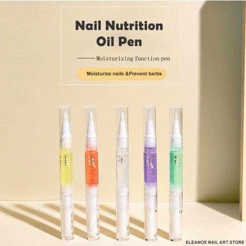 Eleanos Cuticle Oil Pen Nail Nutrition Revitalizer Treatments Prevent Agnail Nail Gel Polish Nourish Skin 15 Flavors