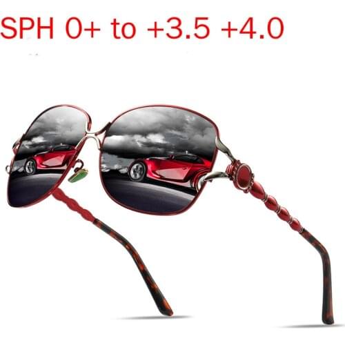 MINCL/female Red Bifocal Reading Sun Glasses Men Women Presbyopia Eyeglasses Square Sunglasses Diopter 1.0 To 4.0 NX