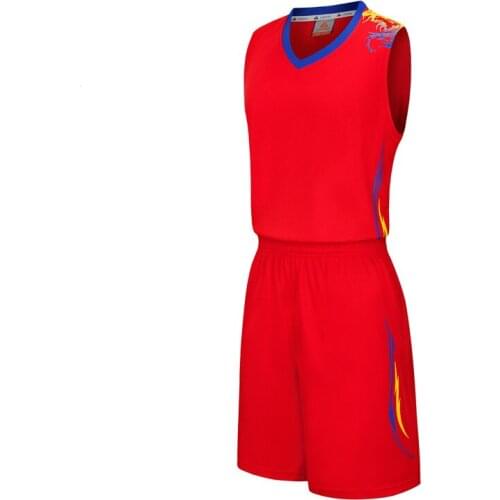 New Style Basketball Jerseys Sports Suits Breathable Quick Dry Training Suits Team Sportswear Uniforms Kit