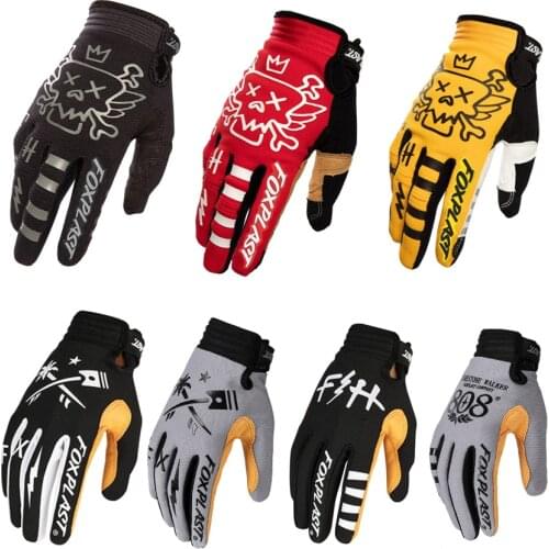 2021 Riding Gloves Outdoor Anti-slip Sports Mountain Bike Gloves Full Finger Racing Off-road Vehicle Gloves Man Bicycle Gloves