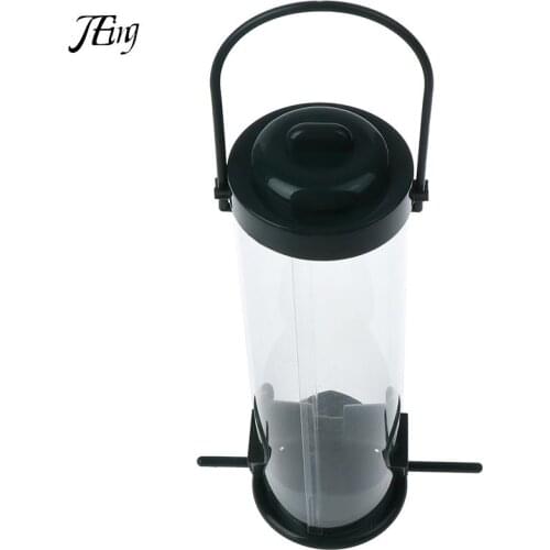 Seed Plastic Feeder Bird Feeder Park Bird Seeds Food Feeder Tree Garden Snacks Bucket Holder Wild Outdoor Garden Hanging Ports
