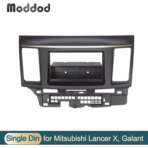 One Or Double Din Radio Fascia for MITSUBISHI LANCER FORTIS DVD Stereo Panel Dash Mounting Installation Trim Kit Face Frame