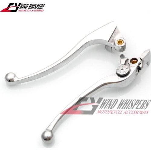 Silver Clutch Brake Levers For Kawasaki Ninja ZX-6R ZX636 ZX-9R ZX9R ZX-10R ZX10R ZX-12R ZX12R Z1000 03-06 ZZR600