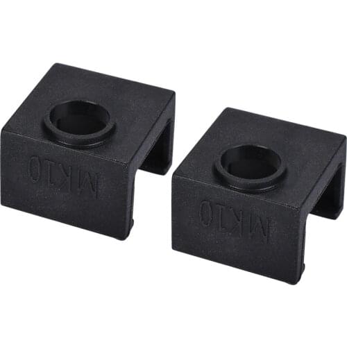 3D Printer Parts MK10 Silicone Sock Fit MK10 Aluminum Block Reprap J-head Hotend Extruder Heated Blcok Heater Block Cover