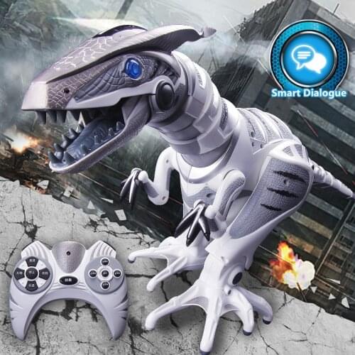 Smart Dialogue Programming Infrared Control Robot Dinosaur Voice Control Touch Sensing Singing And Dance Electric Puzzle RC Toy
