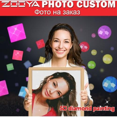 Zooya Photo Custom Diamond Painting Full Square Picture Of Rhinestones Diamond Embroidery With Your Photo Diamond Mosaic 5D Dz04