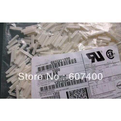 0510211500 CONN HOUSING 15POS 1.25MM 51021-1500 MOLEX Connectors terminals housings 100% new and original parts