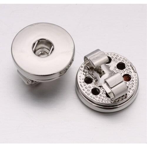 10pcs/lot Hot Wholesale 18MM Snap Buttons Fittings For DIY Snap Bracelets&Bangles OEM Xinnver Jewelry Accessory ZM006
