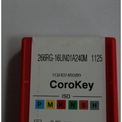 10PCS CARBIDE INSERT 266RG-16UN01A240M 1125