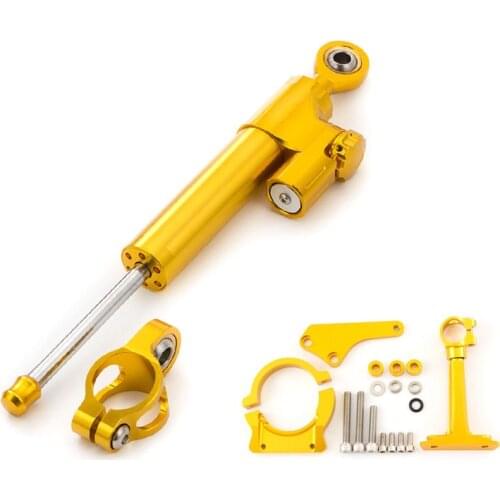 Aluminum Motorcycle For kawasaki ER6N ER-6N 2006 2007 2008 Steering Stabilizer Damper Mounting Bracket Complete Set