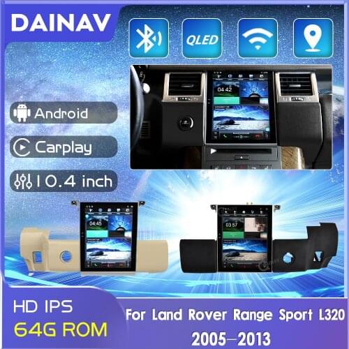 2 Din Android Car Multimedia Radio Player GPS Navigation For Land Rover Range Rover 2009-2013 RHD Carplay Auto Stereo Receiver