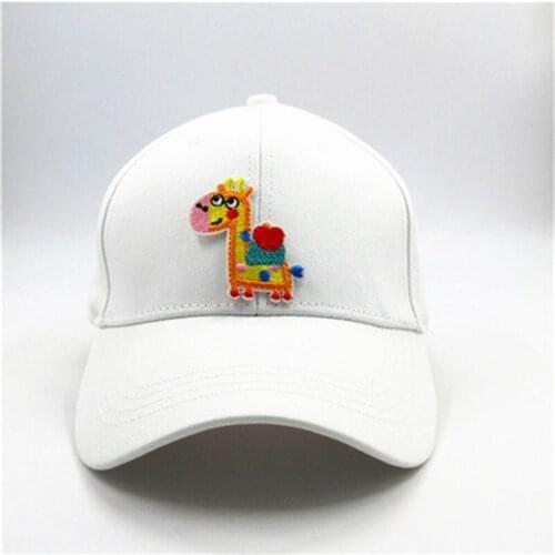 Cartoon giraffe embroidery Baseball Cap hip-hop cap Adjustable Snapback Hats for men and women 361