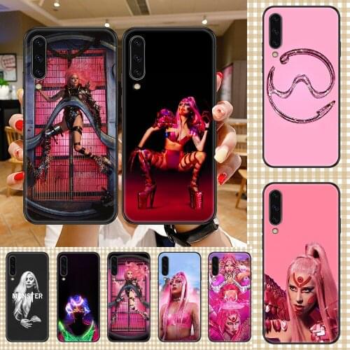 Singer Lady Gaga Phone case For Samsung Galaxy A 3 5 7 8 10 20 21 30 40 50 51 70 71 E S 2016 2018 4G black painting funda