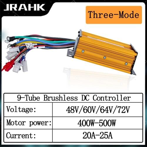48V 60V 64V 72V Ebike Scooter Controller 400W 500W DC Brushless Motor Speed Parts For Electric Bike