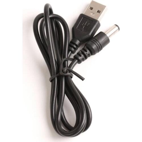 USB to DC Barrel Power Cable 5.5*2.1mm Plug DC Power Adapter Cord 200pcs/lot