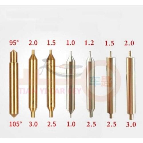 Milling Cutter Tracer Probe Dimple Cutter 1.0/1.2/1.5/2.0/2.5/3.0 For Vertical Key Cut Machine Locksmith Tool