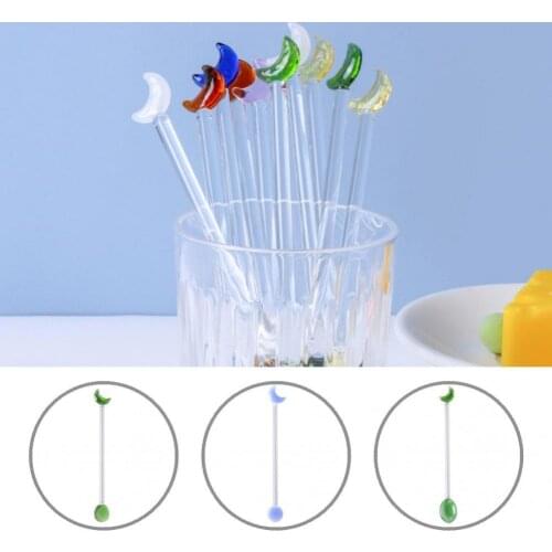 Half-moon Shape Two in One Half-moon Shape Cocktail Stirring Spoon for Cocktail