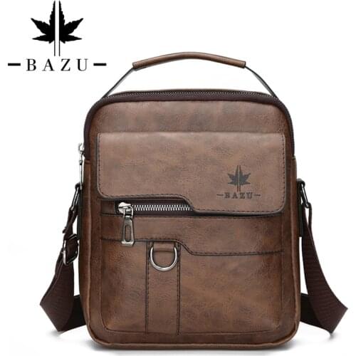 Peaker Mens Shoulder Bag Business Handbag Party Crossbody Bags Waterproof Sling Messenger Bag Small Shoulder Travel Bag Leather