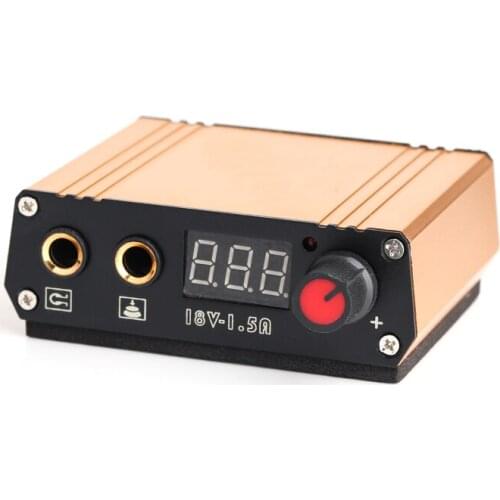 NEW Style Tattoo Power Supply Mini Durable Tattoo Power Supply For Liner Shader Permanent Makeup Tattoo Machine Free Shipping