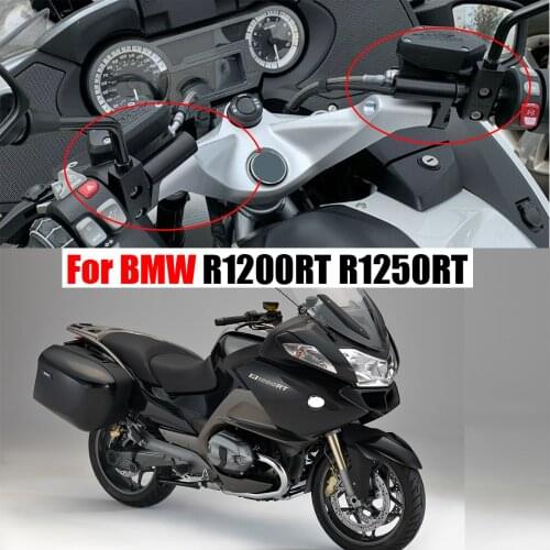 2PCS CNC R 1200 RT R 1250 RT Handlebar Risers Bar Clamp Extend Adapter For BMW R1200RT R1250RT Handlebar Riser Kit 1.625"