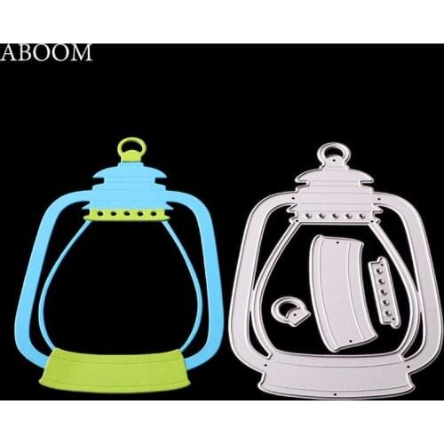 ABOOM The Kettle Lamp Scrapbooking DIY Album Embossing Mould Cards Paper Die Metal Craft Stencils Punch Die Cut Dies Stencils