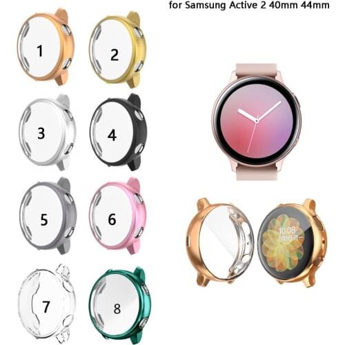 TPU Screen Protector Case Cover for Samsung Galaxy Watch Active 2 40mm 44mm Accessories
