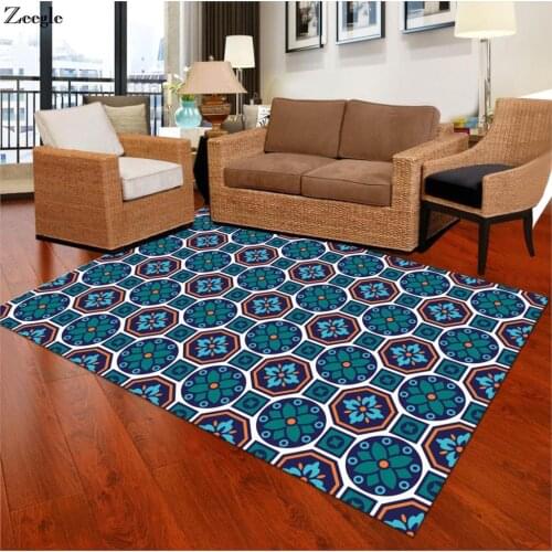 Zeegle Nordic Carpets For Living Room Anti-slip Office Chair Floor Mats Flannel Carpets For Children Bedroom Rug Soft Kids Rug