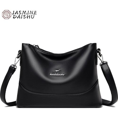 2021 Womens Simple High Quality PU Leather Shoulder Bag Ladies Brand Designer Pure Color Casual Messenger Bags Elegant Handbags
