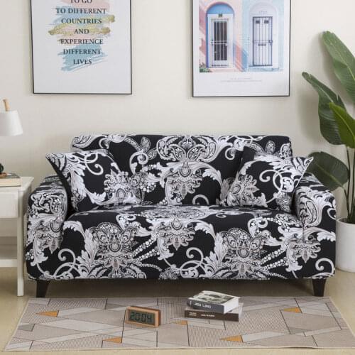 Sofa Cover Geometric Couch Cover Elastic Sofa Cover for Living Room Pets Corner L Shaped Chaise Longue Sofa Slipcover 1PC