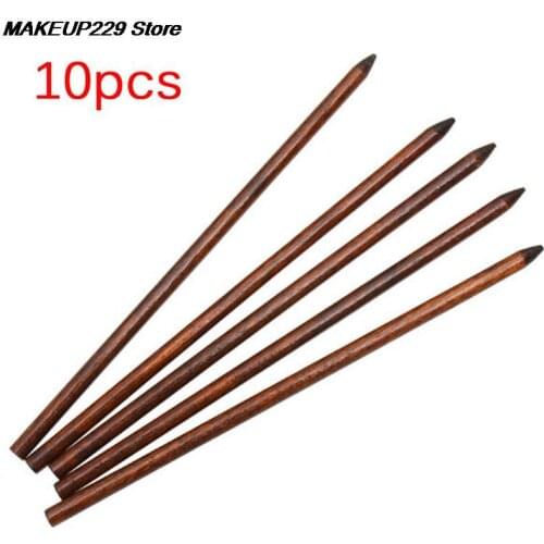 10Pcs Hairwear Woman Hair Sticks 18cm Beauty Wooden Hair Pins Accessory Hot Fashion Chinese Style Women Hairpins